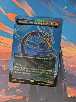 Kokusho, Evening Star #1528 *RAINBOW FOIL* Secret Lair: Devastation Dragons NM - Image 1