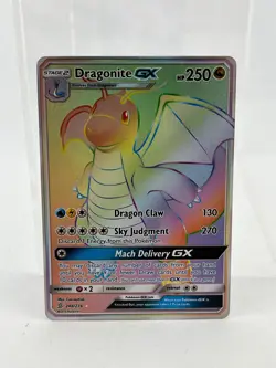 2019 Pokemon Sun & Moon - Unified Minds Dragonite Gx Secret 248 Full Art - Image 1