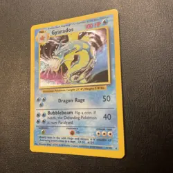1999 Pokemon Gyarados Base Set Holo Card 006/102 - Image 3