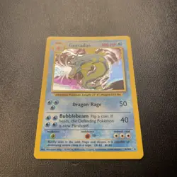 1999 Pokemon Gyarados Base Set Holo Card 006/102 - Image 4