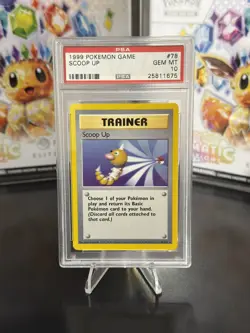1999 Pokemon Scoop Up PSA 10 - 78/102 Base Set - WOTC Pokemon - Image 1