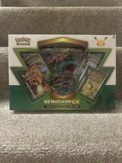 Pokemon Venusaur EX TCG 20th Anniversary Red & Blue Collection NEW - Image 1