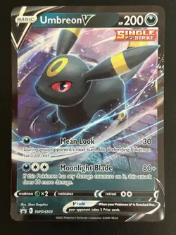 Umbreon V - SWSH203 Holo Promo SWSH: Sword & Shield Promo Cards NM - Image 1