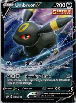 Umbreon V Holo Promo SWSH: Sword & Shield Promo Cards SWSH203 NM - Image 1