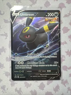 Umbreon V - SWSH203 - Pokemon Sword & Shield Promo Ultra Rare Holo Card NM - Image 1