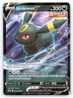 Pokemon NM Holo Umbreon V - SWSH203 Promo SWSH: Sword & Shield Promo Cards - Image 1