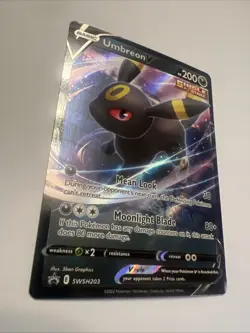 Umbreon V SWSH203 SWSH: Sword & Shield Promo Cards Holo NM - Image 1