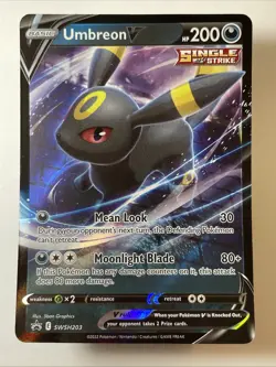 Umbreon V SWSH203 - SWSH: Sword & Shield Promo Cards Holo (NM+) - Image 1