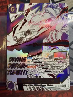 Divine Departure (Alt Art) OP13-076 R Carrying on His Will - ONE PIECE English - Image 1