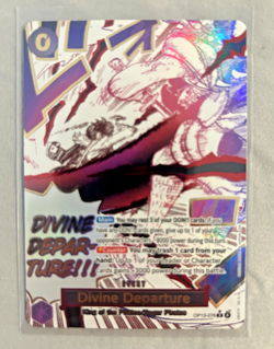 Divine Departure (Alt Art) OP13-076 R Carrying on His Will ONE PIECE English LOT - Image 1