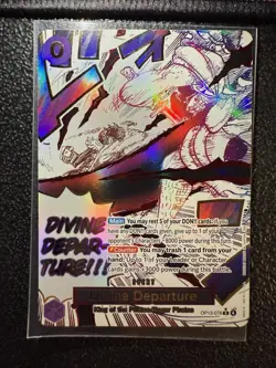 Divine Departure (Alt Art) OP13-076 R Carrying on His Will ONE PIECE English Min - Image 1