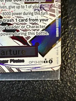 Divine Departure (Alt Art) OP13-076 R Carrying on His Will ONE PIECE English Min - Image 3