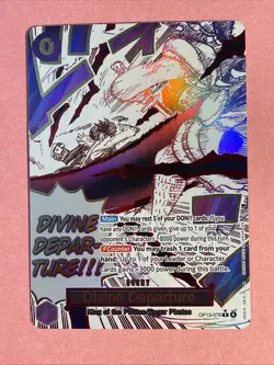 Divine Departure (Alt Art) OP13-076 R Carrying on His Will ONE PIECE English NM - Image 1