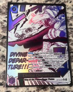 Divine Departure (Alt Art) OP13-076 R Carrying on His Will ONE PIECE English NM - Image 1