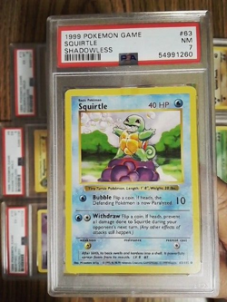 Lot Graded Shadowless Base Pokemon Cards PSA 5 6 7 - Mewtwo Nidoking Poliwrath - Image 2