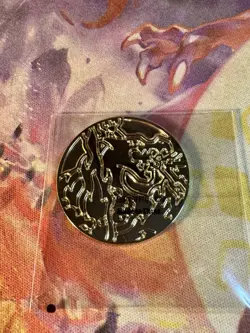Pokemon TCG Charizard GOLD Metal Coin UPC Premium Collection 2022 NEW NEAR MINT - Image 3