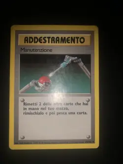 carta pokemon Manutenzione ita Non Comune set base 83/102 italiana - Image 1