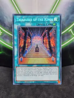 Yugioh Treasures of the Kings MZTM-EN006 Secret Rare 1st Edition NM - Image 1