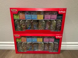 Pokemon Prismatic Evolutions 8 Mini Tin W/ PROMO Costco Bundle SEALED - LOT OF 2 - Image 1
