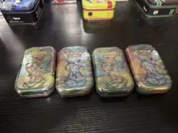 BRAND NEW-Sealed Pokemon TCG Prismatic Evolutions Mini Tins-Lot Of 4 - Image 1