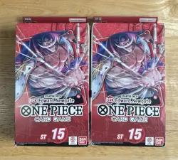 One Piece ST-15 Edward Newgate Red Starter Deck x2 Sealed English - Image 1