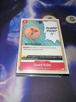 One Piece CCG Singles - Guard Point - ST01-014 - Super Pre-Release Common - LP - Image 1
