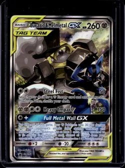 2016-19 Pokemon SM Black Star Promos Lucario & Melmetal #SM192 - Image 1