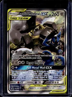 2016-19 Pokemon SM Black Star Promos Lucario & Melmetal #SM192 - Image 1