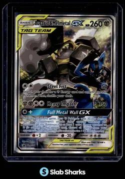 2016 POKEMON SM BLACK STAR PROMOS #SM192 LUCARIO & MELMETAL - Image 1
