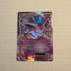 Pokemon Espeon EX Holo 2016 Ultra Rare TCG Card 52/122 XY Breakpoint - Image 1