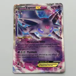 Pokemon Espeon EX Holo 2016 Ultra Rare TCG Card 52/122 XY Breakpoint - Image 1