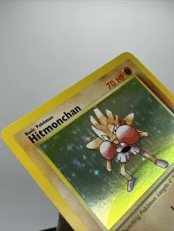 Pokemon TCG Hitmonchan Holo Vintage Pokemon Card Base Set 7/102 LP / NM - Image 5