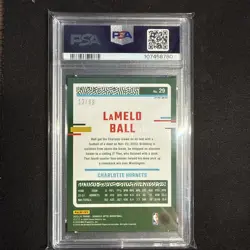 2023-24 Panini Donruss Optic - LaMelo Ball #29 Copper Glitter Prizm /99 PSA 10 - Image 2
