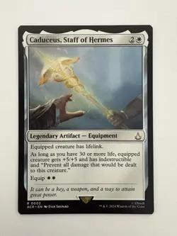 Caduceus Staff of Hermes MTG Magic the Gathering Card NM Near Mint ACR - Image 1