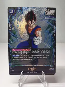 Vegito FB02-061 Dragon Ball Super Fusion World Blazing Aura SR Card Mint NM - Image 1