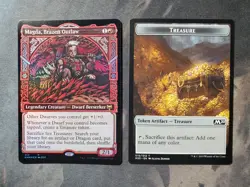 Magda, Brazen Outlaw (KHM Showcase Foil) w/ Treasure Token (M20) - Image 1