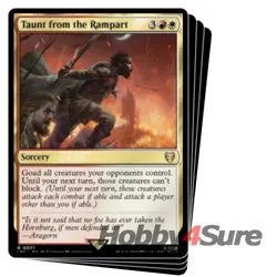 Taunt From The Rampart X4 The Lord Of The Rings: Tales Of Middle-earth Commander - Image 1
