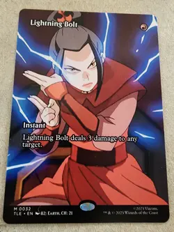 Lightning Bolt - #32 Borderless - Avatar The Last Airbender - Mtg - Image 1