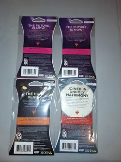 Magic The Gathering Kamigawa Midnight Hunt Crimson Vow Sleeved Set 4 Pack Lot 195166103341 - Image 2