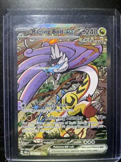 Pokemon TCG Raging Bolt EX 166/131 Sir Prismatic Evolutions NM/M Condition - Image 1