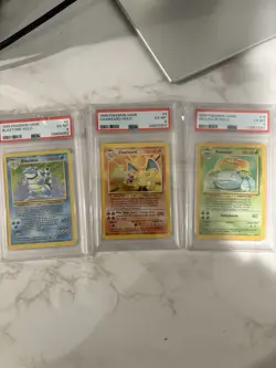 Pokemon Base Set Holo Blastoise Charizard Venusaur PSA 6 Lot 1999 Sequential - Image 3