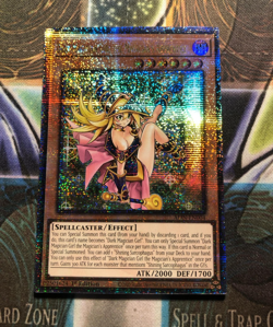 DARK MAGICIAN GIRL THE MAGICIAN'S APPRENTICE * QUARTER CENTURY ALIN-EN004 YUGIOH - Image 1
