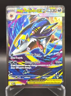 Pokemon TCG Mega Sharpedo EX 127/094 - SIR - Phantasmal Flames - Near Mint - Image 1