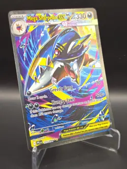 Pokemon TCG Mega Sharpedo EX 127/094 - SIR - Phantasmal Flames - Near Mint - Image 2