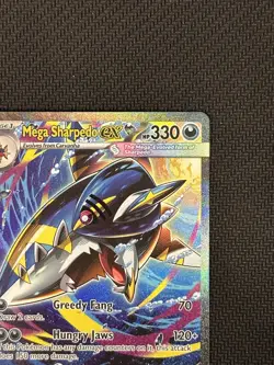 Mega Sharpedo EX 127/094 - Phantasmal Flames SIR Pokemon TCG NM/M - Image 2