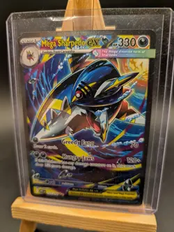 Pokemon TCG 🔥 Mega Sharpedo ex 127/094 Me02: Phantasmal Flames Holo SIR - Image 1