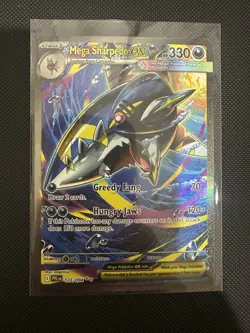 Mega Sharpedo Ex 127/094 NM Phantasmal Flames Pokemon TCG 2025 SIR - Image 1