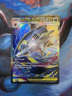 Pokemon TCG Mega Sharpedo EX 127/094 SIR Phantasmal Flames NM - Image 1