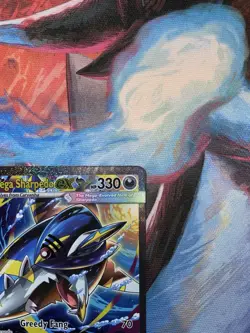 Pokemon TCG Mega Sharpedo EX 127/094 SIR Phantasmal Flames NM - Image 3