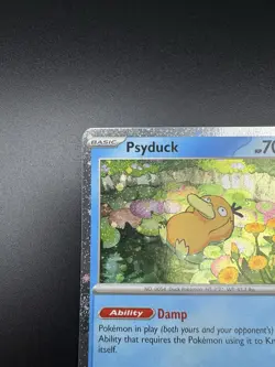 Psyduck (007) Pokemon ME01: Mega Evolution Promo Card Cosmos Holo - Image 2